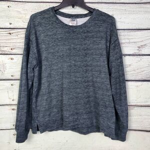 Natori Women’s Long Sleeve Heather Gray Lounge Top Size L